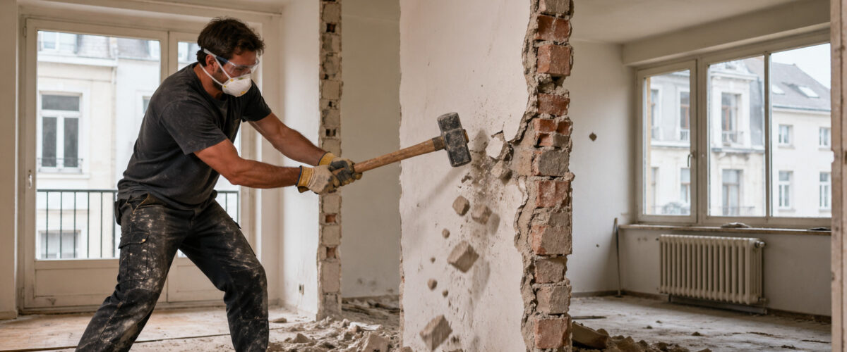 Prix démolition intérieure à Bruxelles en 2026 : tout ce qu&rsquo;il faut savoir